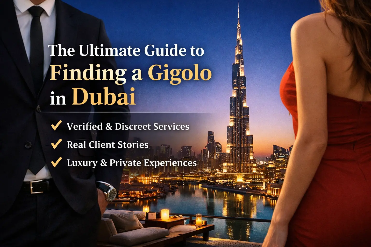 Verified Male Escort Dubai Services