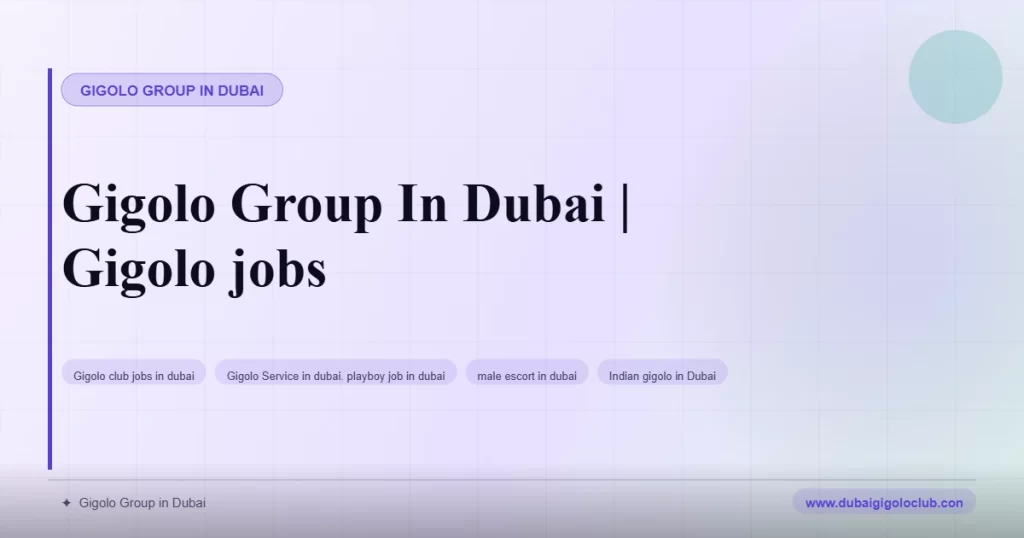 Gigolo Group in Dubai networking event